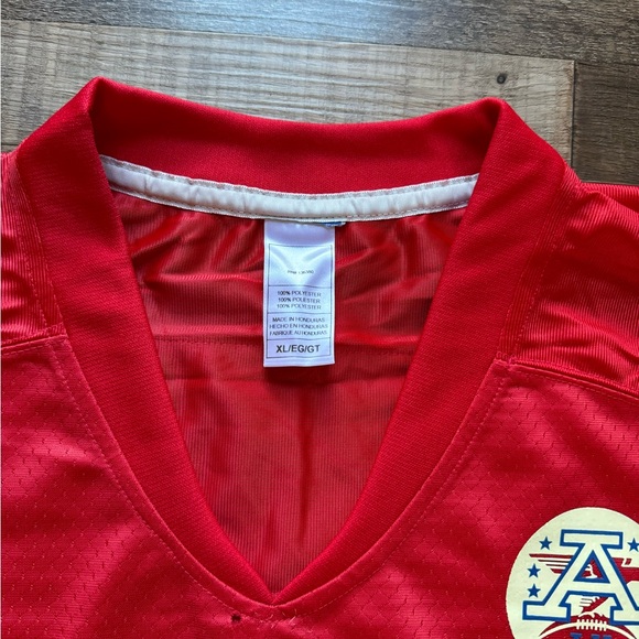 NWOT - Kansas City Chiefs Blank NFL Jersey - Red with Football Patch - Picture 6 of 14